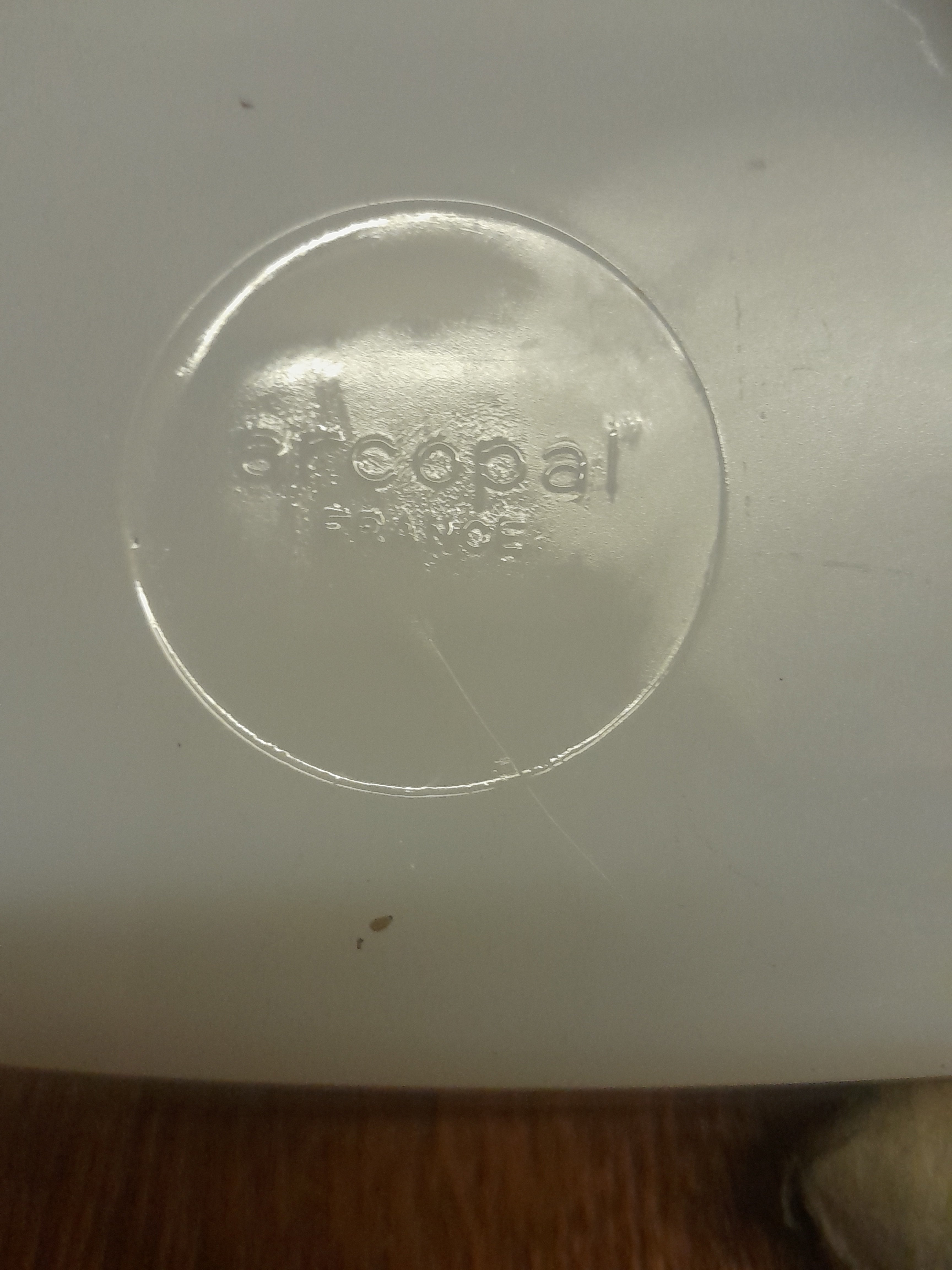 Arcopal Milk Glass Butter Dish