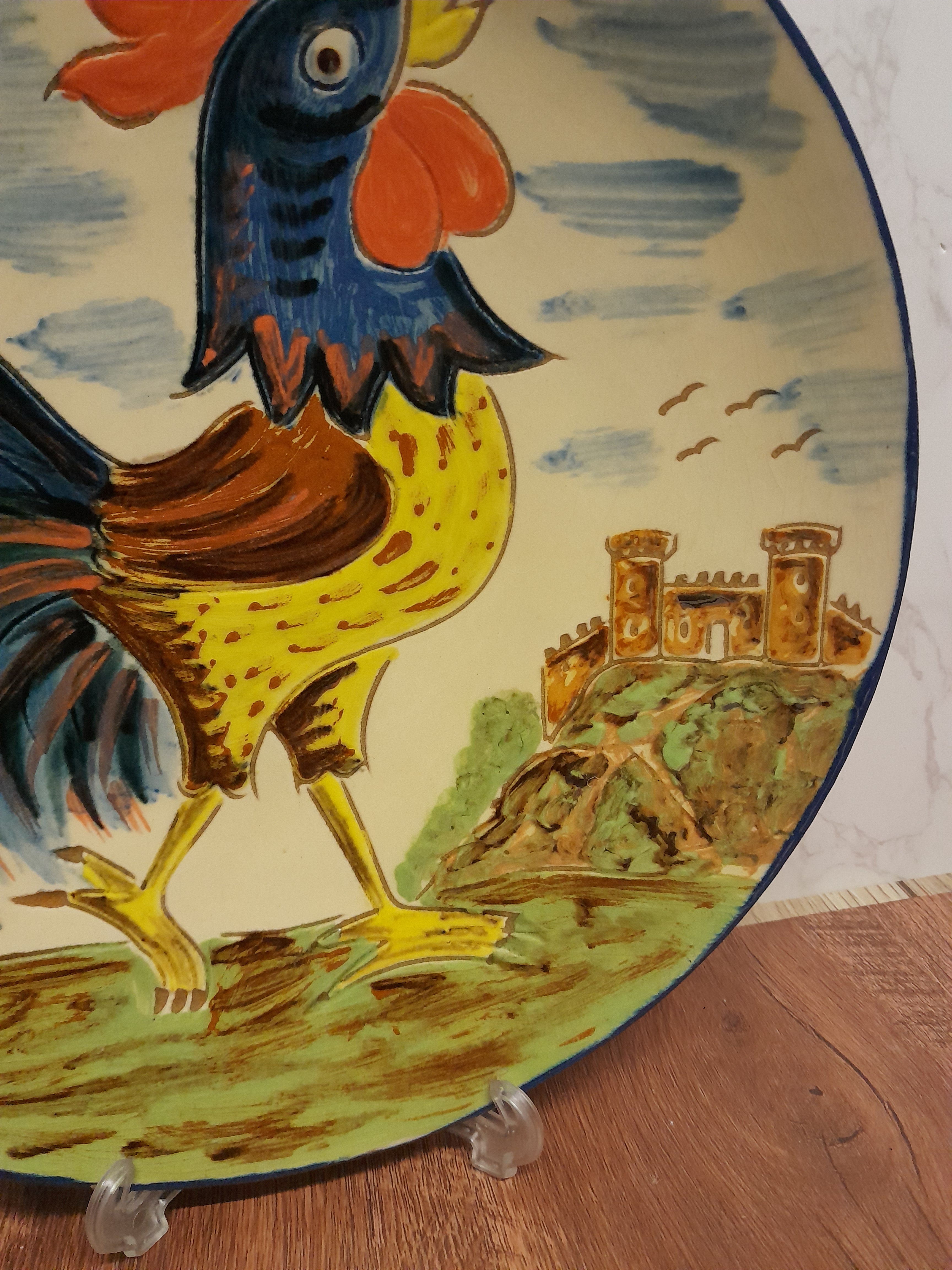 Spanish Puigdemont art studio plate