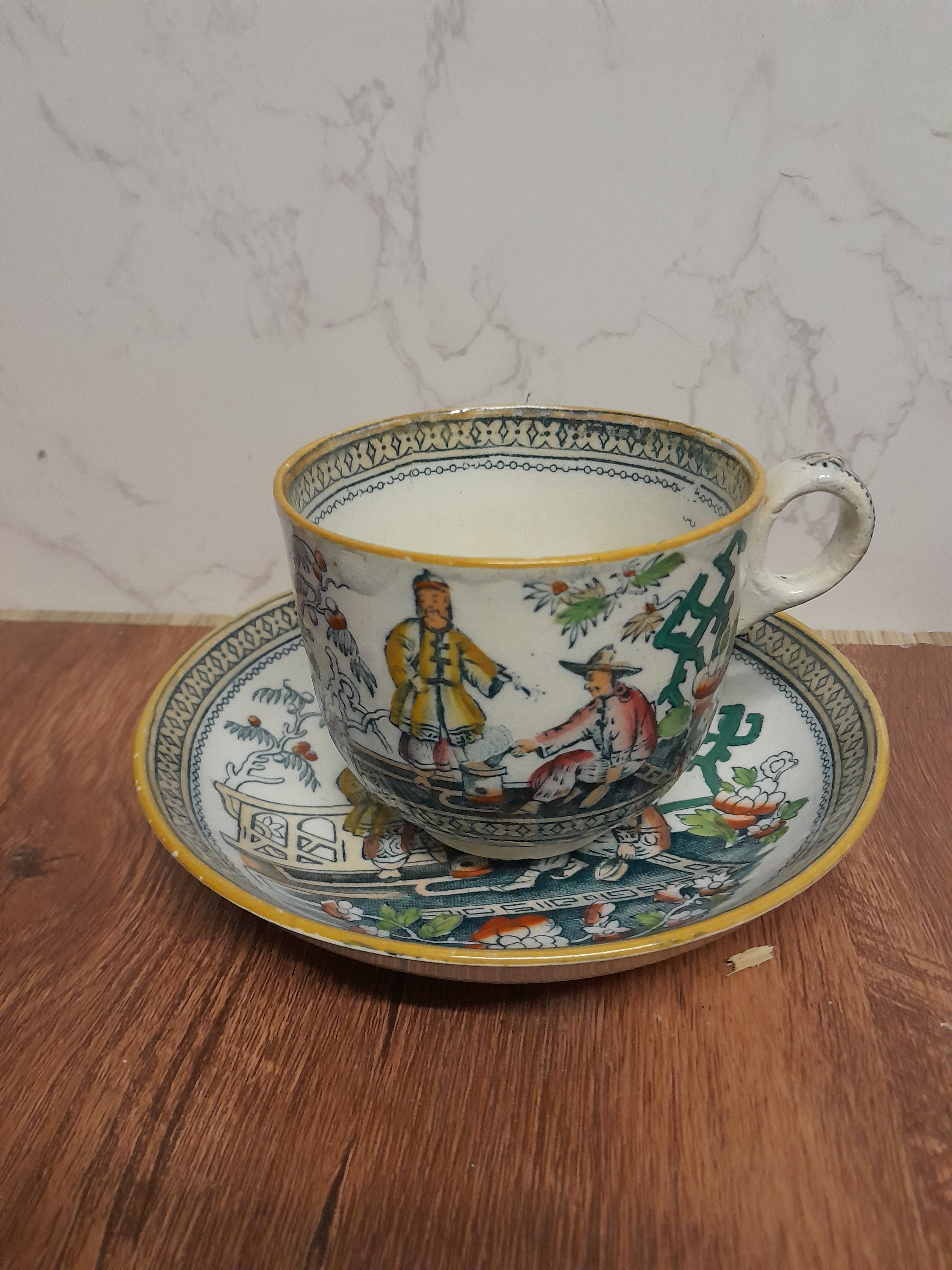 Beech & Hancock Chinese Cups, Saucers, Bowls and Jugs